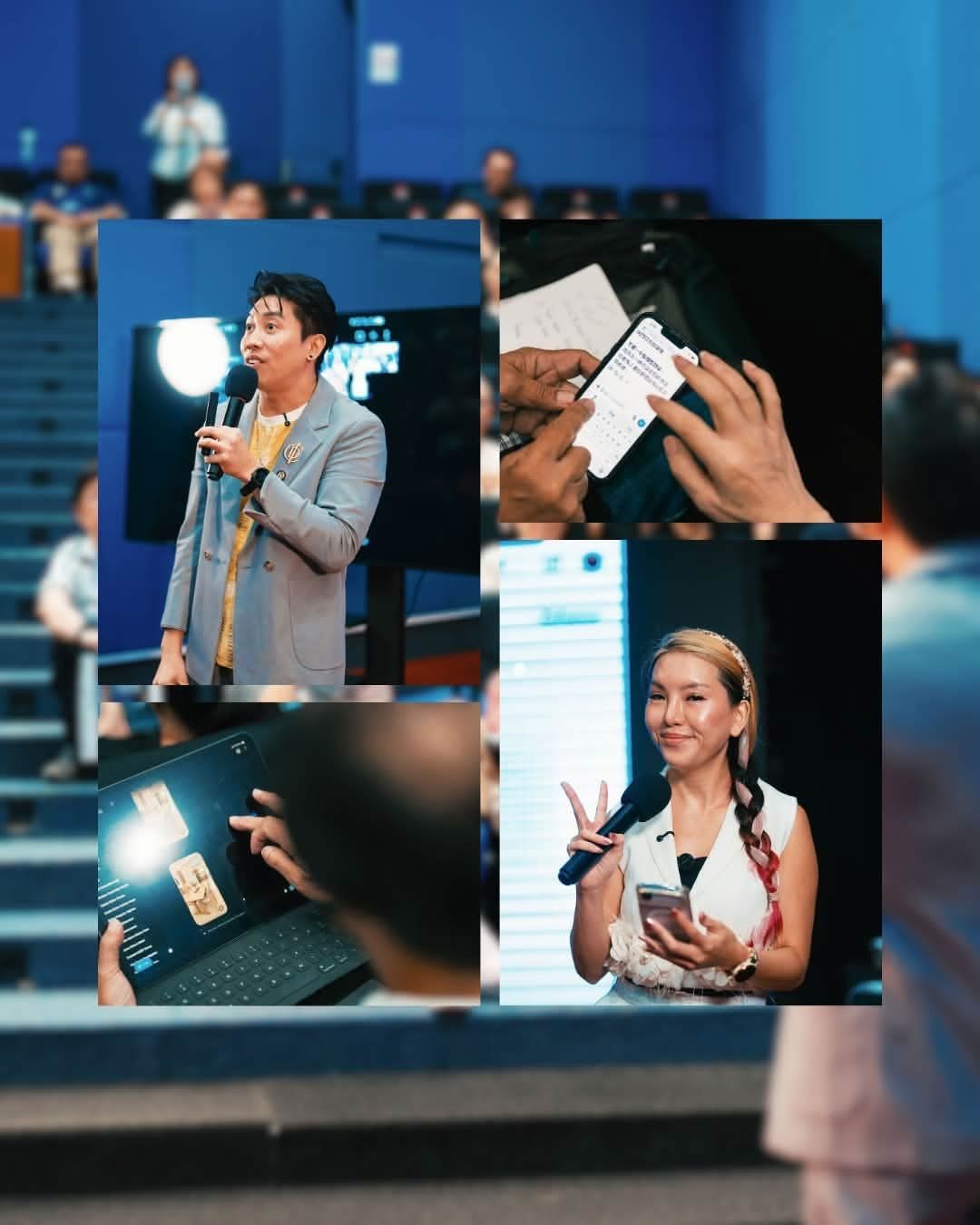 Paul Ang and Jessie Ting teaching a live BR Academy class